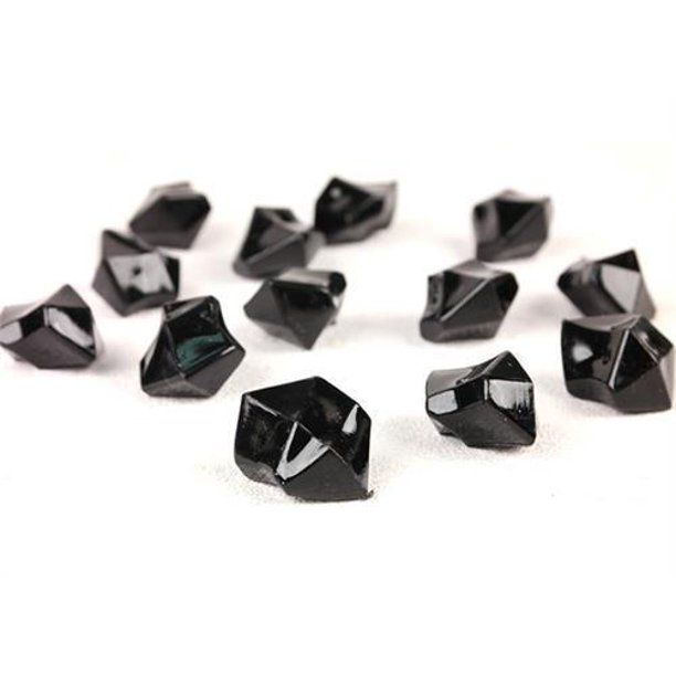 Acrylic Ice Crystal Rocks Vase Filler 2.5cm Black