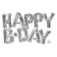thumbnail image 1 of Anagram International Party Eh! Silver "Happy Birthday" Banner, 1 of 3