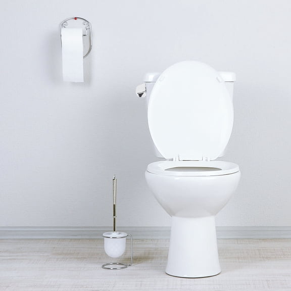 Luxshiny Side Mount Plated Silver Toilet Flush Lever Compatible with Toto and Durable Alloy Material