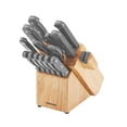 thumbnail image 6 of Farberware Edgekeeper 14 Piece Knife Block Set with Sharpener, Grey Handles, 6 of 11