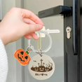thumbnail image 5 of Halloween Stainless Steel Pumpkin Ghost Keychain, Small And Exquisite Holiday Decorative Objects, 5 of 6