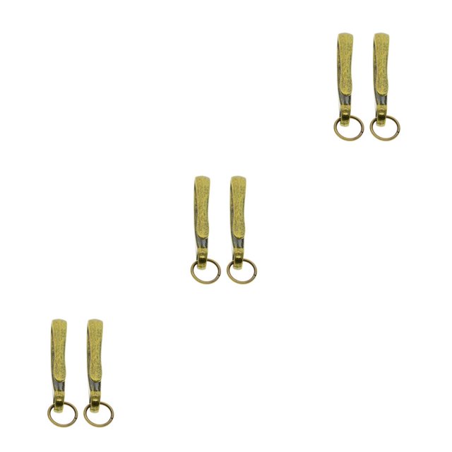 sweethay Gancho en forma de U para hombres y mujeres de 2 piezas, llavero de anzuelo de aleación de Zinc portátil, soportes de Clip para Type1 NO1
