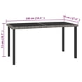 thumbnail image 2 of vidaXL Patio Dining Set Dining Table and Chairs Furniture Set Poly Rattan, 2 of 11