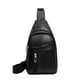thumbnail image 2 of Mochila cruzada, bolso de pecho, mochila de senderismo, bolsa multiusos con correa, orificio para auriculares, plegable, portátil, nailon resistente, para viajes, para gimnasio,topliu, 2 of 8