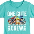 thumbnail image 3 of Paw Patrol - Rubble & Crew - One Cute Crew - Toddler & Youth Girls Short Sleeve Graphic T-Shirt, 3 of 6