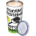 thumbnail image 2 of 20oz Pickleball Tumbler with Lid - Playing Pickleball Improves Memory Pickle Ball Gifts - Christmas/Birthday Gift for Friends - Stainless Steel Vacuum Insulated Travel Cup Coffee Mug, 2 of 6