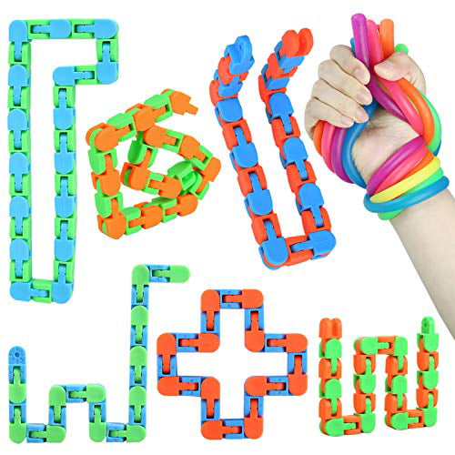 Details about   Anxiety Stress Relief Wacky Tracks Snake ADHD Sensory Fidget Toy Kids Boys Gifts 