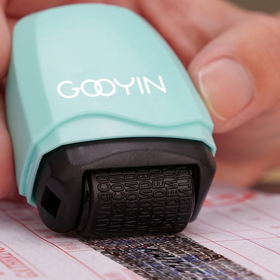 Identity Theft Protection Roller Stamp - Confidential Roller Stamp - Data Theft Protection Stamp - Anti Theft, Security and Privacy Guard Stamp