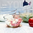 thumbnail image 3 of Thick Glass Mixing Bowl, Clear Prep Bowl, Multi-Use Kitchen Bowl Microwave & Dishwasher Safe for Salads, Baking & Food Prep, 3 of 3