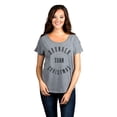 thumbnail image 2 of Thread Tank Drunker Than Christmas Women's Relaxed Slouchy Dolman T-Shirt Tee Heather Grey X-Large, 2 of 4