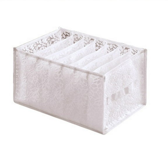 Tainini Wardrobe Clothes organizer, Compartment Clothes organizer with Support, Foldable Washable Laundry Drawer organizer with Handle