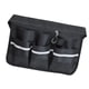thumbnail image 5 of Bolsa de herramientas con múltiples bolsillos, impermeable, resistente, de tela Oxford, para cinturón y limpiador. Negro, 5 of 7