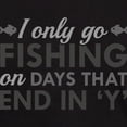 thumbnail image 3 of CafePress - I Only Go Fishing T Shirt - Men's Classic Graphic Cotton T-Shirt, 3 of 4