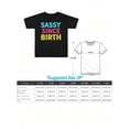 thumbnail image 3 of MAWOTEA Sassy Since Birth Letter Print Summer Graphic T-shirts for Outdoor Sports and Daily Wearing, Young Girls T-Shirts, Size from 3-13Y, 3 of 5