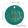 thumbnail image 6 of Inkdotpot Pack Of 50 Merry Christmas Favor Paper Tags Craft Real Gold Foil Hang Tags, 6 of 7