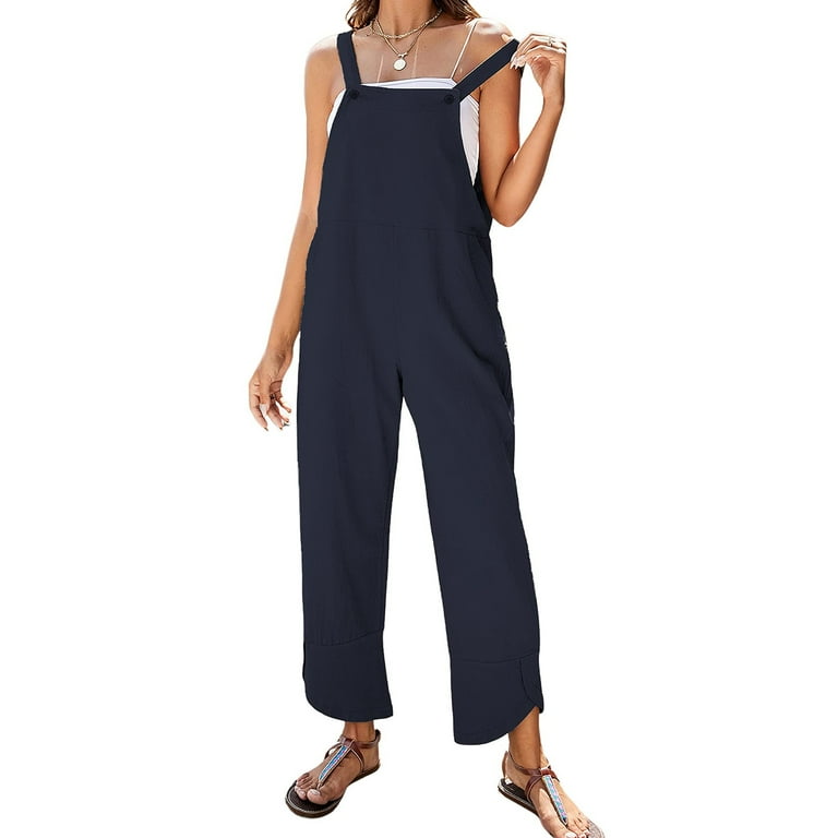 adviicd Yoga Jumpsuits For Women Women's Loose Sleeveless