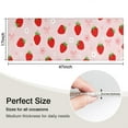 thumbnail image 5 of Strawberry Plants Fruit Flower Bow Kitchen Rug Mat,Kitchen Runner Rugs Non Skid Washable,Decorative Kitchen Floor Mats for Kitchen,Sink,Laundry,17"X47", 5 of 5