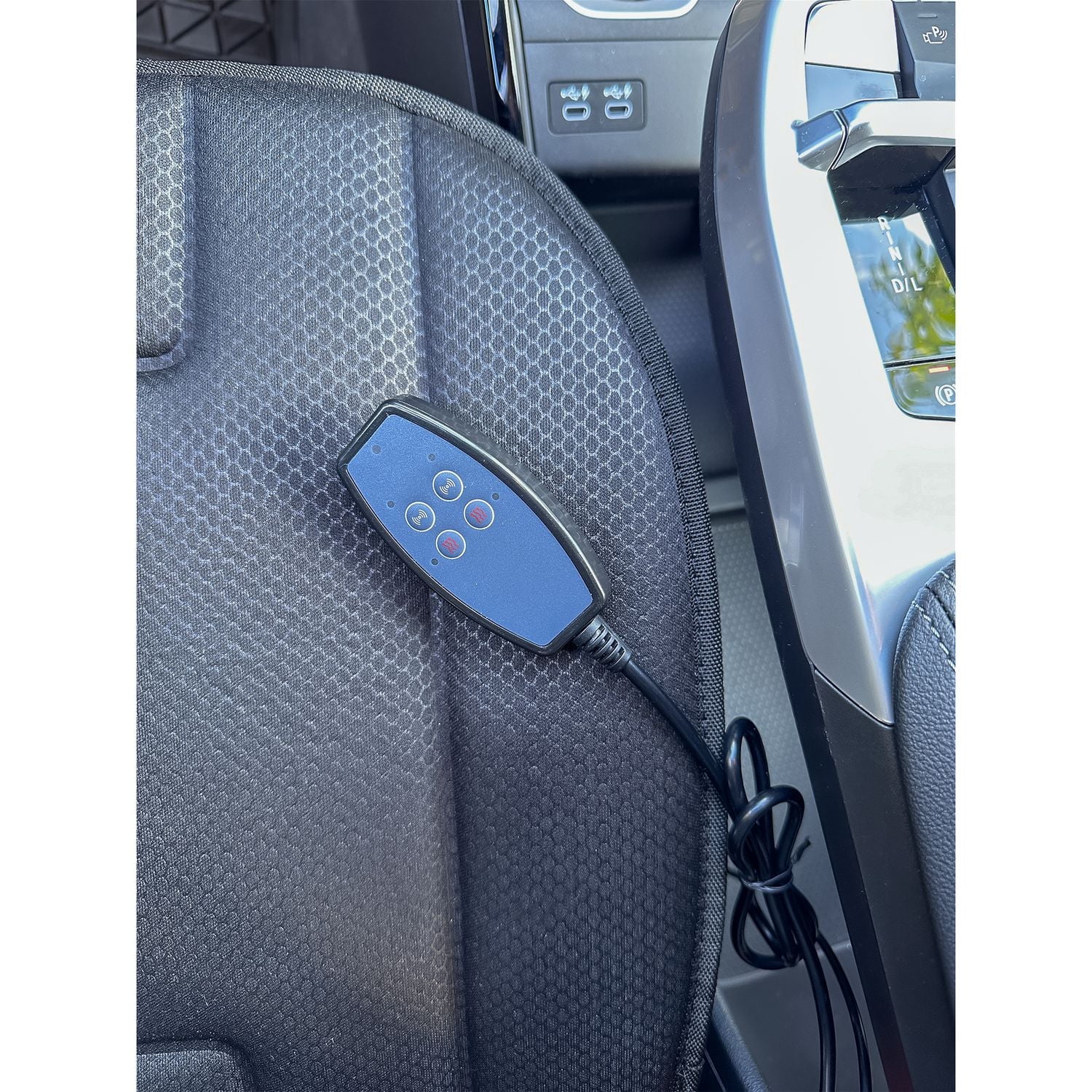 AutoDrive 12V Heated Seat Massage Cushion, Massaging seat cushion with heat