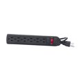 thumbnail image 3 of Bunblic 6 Outlet Power Strip for Multiple Devices Overload Protection Versatile Power Outlet with Switch for Commercial, Home, Garage 80cm, 3 of 8