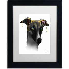 Marlene Watson Greyhound Ornate Framed Art Walmart Com Walmart Com
