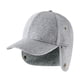 thumbnail image 4 of Gorro de invierno polar para hombre, abrigado, moderno, con protección para las orejas, para baloncesto Gris claro, 4 of 9