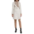 thumbnail image 3 of Cult Moda Cult Moda Removable Faux Fur Collar Wrap Trench Coat - Runway Catalog, 3 of 8