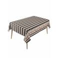 thumbnail image 2 of Country Star Plaid Tablecloth Rectangle Table Cloths 54x108, Waterproof Tablecloth Outdoor Table Cloth, Black Retro American Farm Barn Berry Washable Table Cover for Kitchen Dinning Party, 2 of 8