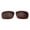 Brown - Polarized, variant on Walleva Titanium Polarized Replacement Lenses for Maui Jim Pokowai Arch Sunglasses