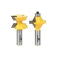 thumbnail image 2 of Yonico 15223 2 Bit Tongue and Groove Edge Banding Router Bit Set 1/2-Inch Shank, 2 of 5