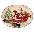 thumbnail image 2 of Certified International 22835 Holiday Wishes Oval Platter, 16.5" x 12.25" Servware, Serving Accessories, One Size, Multicolored, 2 of 2