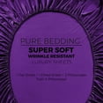 thumbnail image 6 of Bed Sheets - King Sheet Set [6-Piece, Orchid] - Hotel Luxury 1800 Brushed Microfiber - Soft and Breathable - Deep Pocket Fitted Sheet, Flat Sheet, Pillow Cases, 6 of 6
