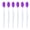 Purple, variant on mdesiwst 6Pcs Silicone Nose Brush Soft Silicone Double-Sided Face Cleanser Exfoliating Blackhead Remover Gentle Skin Care Tool for Sensitive Skin Lip Care And Pore Cleaning