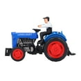 thumbnail image 3 of Kids Farm Vehicle Toys, Develop Communication Skill Plastic Highly Simulation Farm Tractor Toy  For Home Play Blue, 3 of 8