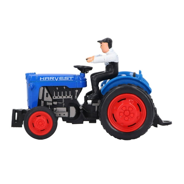 Farm Tractor Toy, Endless Fun Plastic Kids Farm Vehicle Toys Develop Communication Skill For Home Play For Above 3 Years Old Children Blue,Red,Green