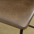 thumbnail image 3 of Plastic - Molded Seat Faux Leather Stools / Comfort and Style for Counter Areas, 3 of 5