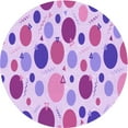 thumbnail image 1 of Ahgly Company Machine Washable Indoor Round Transitional Blossom Pink Area Rugs, 5' Round, 1 of 7