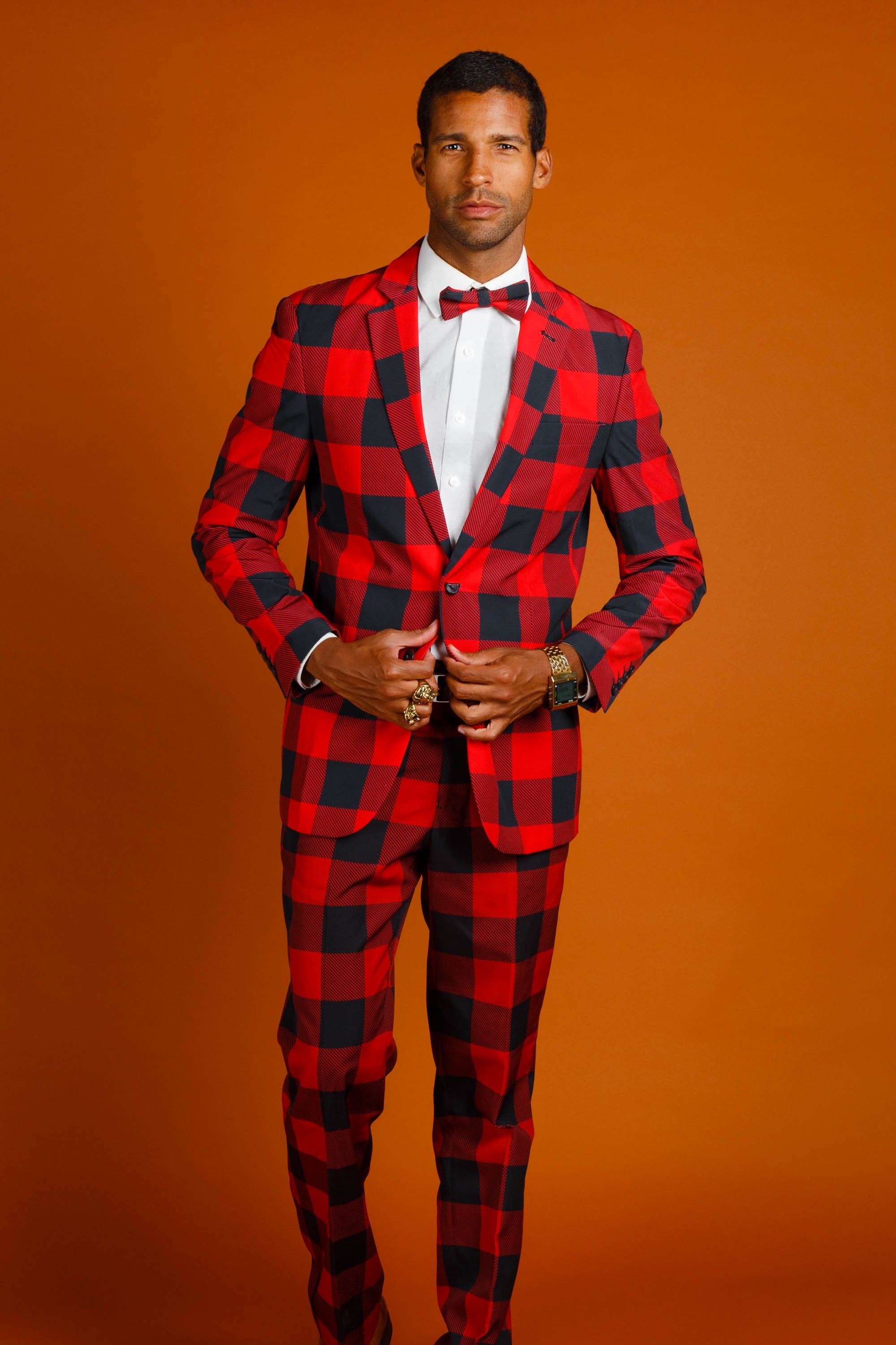 ジャケット・アウター TROPHY CLOTHING BUFFALO CHECK JACKET  M Buffalo Plaid Heritage Men's Quilted Jacket