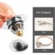 thumbnail image 5 of Universal Pop-up Sink Drain, Anti-clog Drain Filter, Stainless Steel And Pure Copper Bathtub Drain, Anti-odor Hair Filter For 34-38mm Holes, 5 of 5