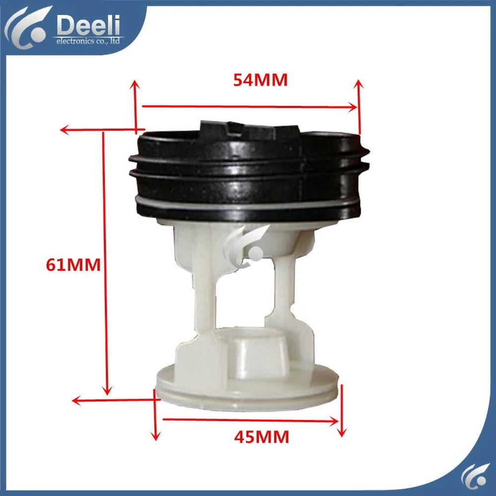 FOR Washing machine parts drain pump filter waste water port plug for XQG60-601S MG52-8001 MG53-8031 WF-R1065S