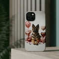 thumbnail image 4 of DistinctInk Tough Case for Apple iPhone 14 (6.1" Screen), Compatible with MagSafe Charging - Valentine's Day German Shepherd Dog, 4 of 6