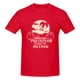 thumbnail image 3 of Camiseta de manga corta 100 % algodón para hombre con el lema "Mothman Stole My Hotdog", 3 of 5