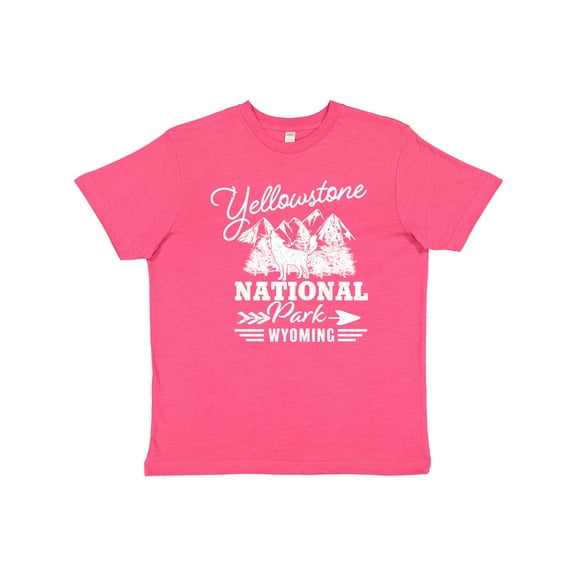 Inktastic Wyoming Yellowstone National Park Youth T-Shirt