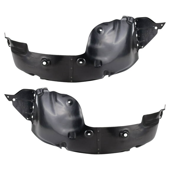 TRQ Front Inner Fender Liner Set Fits Select 2013-2015 Hyundai Veloster HY1248162 HY1249162