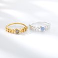 thumbnail image 3 of Womens Opal Moon Total Solar Eclipse Closed Ring Copper Silver Plated Fashion Jewelry For Everyday Wear Styles, 3 of 6