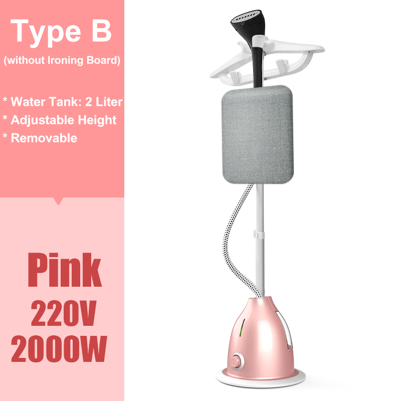 220V Garment Steamer, 2000W Stand Height-Adjustable Automatic Shut-off