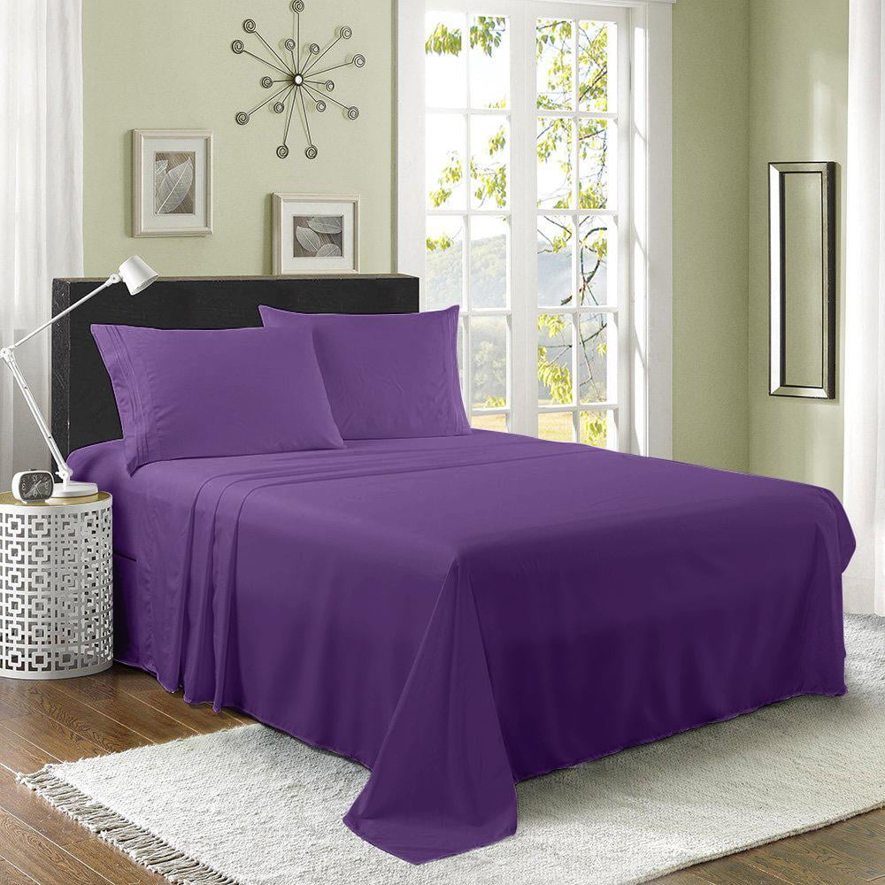 King Size Luxury Rayon Made From Bamboo Bed Sheet Set Deep Pockets