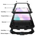 thumbnail image 3 of Amdohai Heavy Duty Phone Cover Metal Case IP54 Waterproof Shockproof Anti-drop Mobile Phone Shell Case Replacement for iphone11pro, 3 of 7