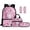 Cherry Blossom Axolotl, variant on Jeiento Strawberry Kids Backpack Set 5 Pcs 17 Inch Lightweight School Bag for Girls with Lunch Bag, Pencil Case and Bookmarks Cute Backpack for 9-12 Years Old