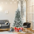 thumbnail image 3 of Costway Árbol de Navidad artificial con nieve de 180 cm con 661 puntas de PVC y PE 500 luces LED, 3 of 4