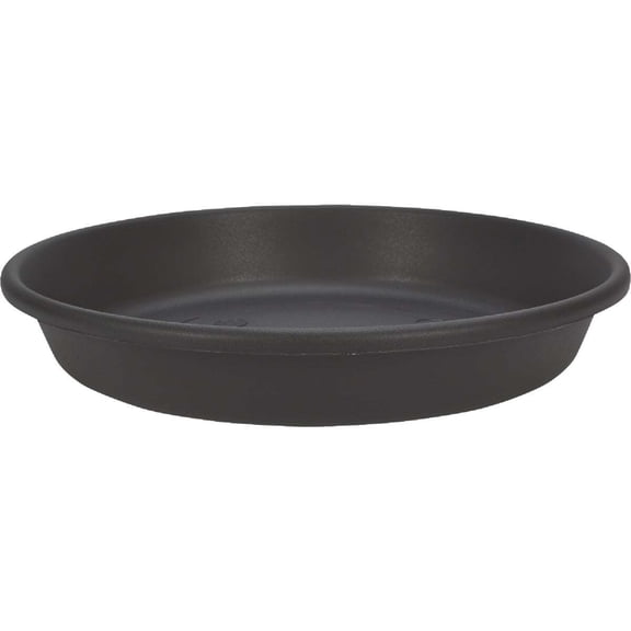 HC Companies 20 In. Black Classic Saucer PCS20005G18